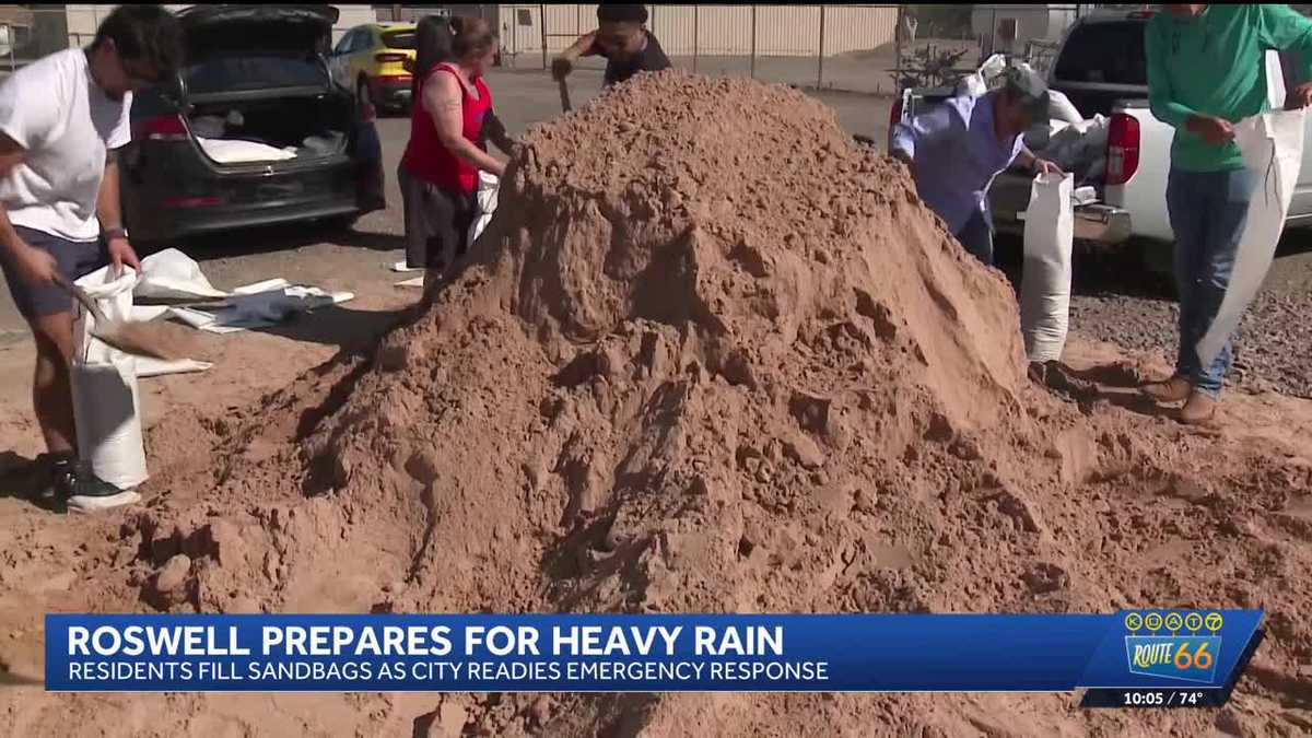 Roswell residents and officials prepare for potential flooding