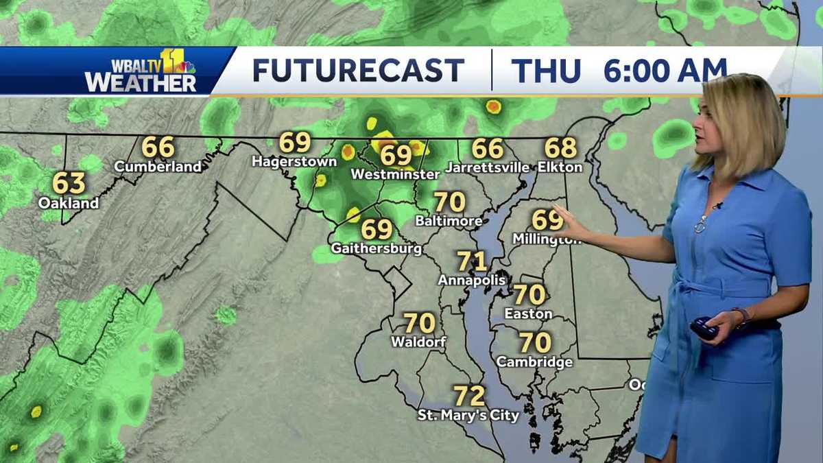 Cloudy but slightly warmer for Thursday, wet weekend ahead