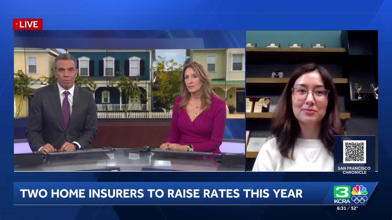 kcra.com - Lindsay Weber - Two of California's major home insurers set to raise rates this year