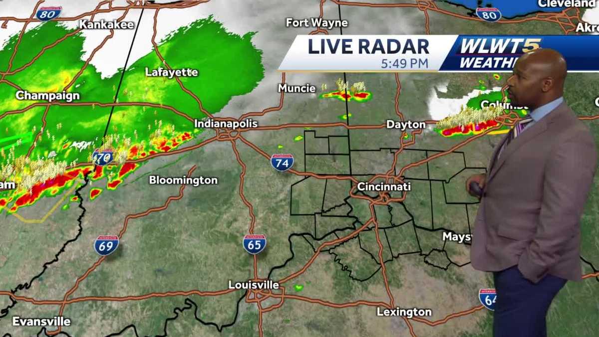 Storms bring in cooler weather