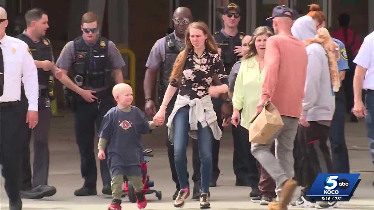 Oklahoma City first responders honor boy who beat cancer twice ahead of 6th birthday