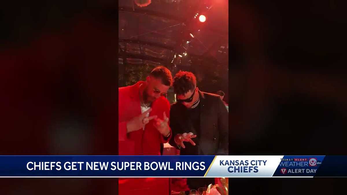 Kansas City Chiefs celebrate title one last time at Super Bowl ring