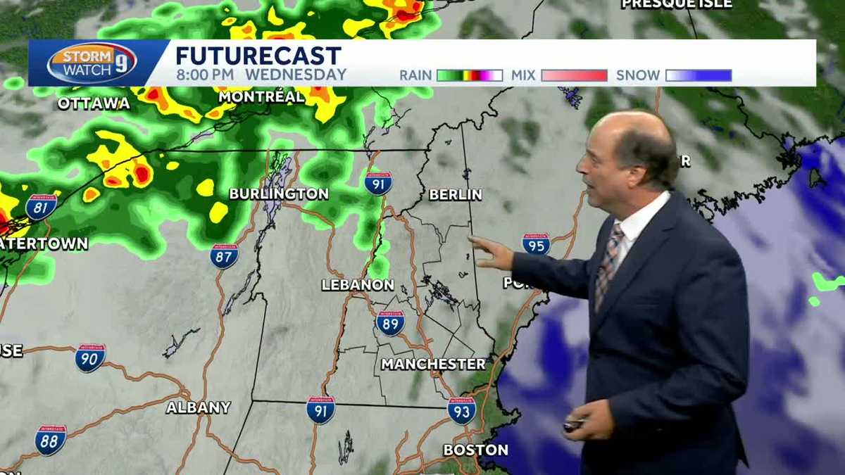 Video: Rain moves in Thursday morning