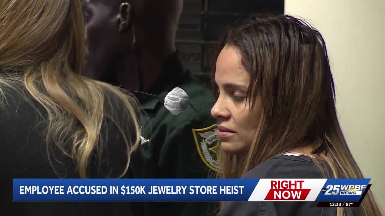 Former jewelry store employee held on $216K bond in alleged Lake Worth theft scheme