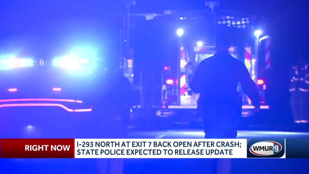 293 north at Exit 7 after crash