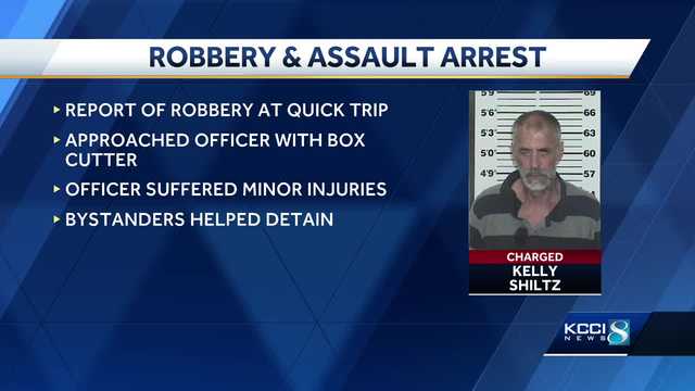 Iowa crime: Man cut police officer after robbery attempt - Vimarsana News