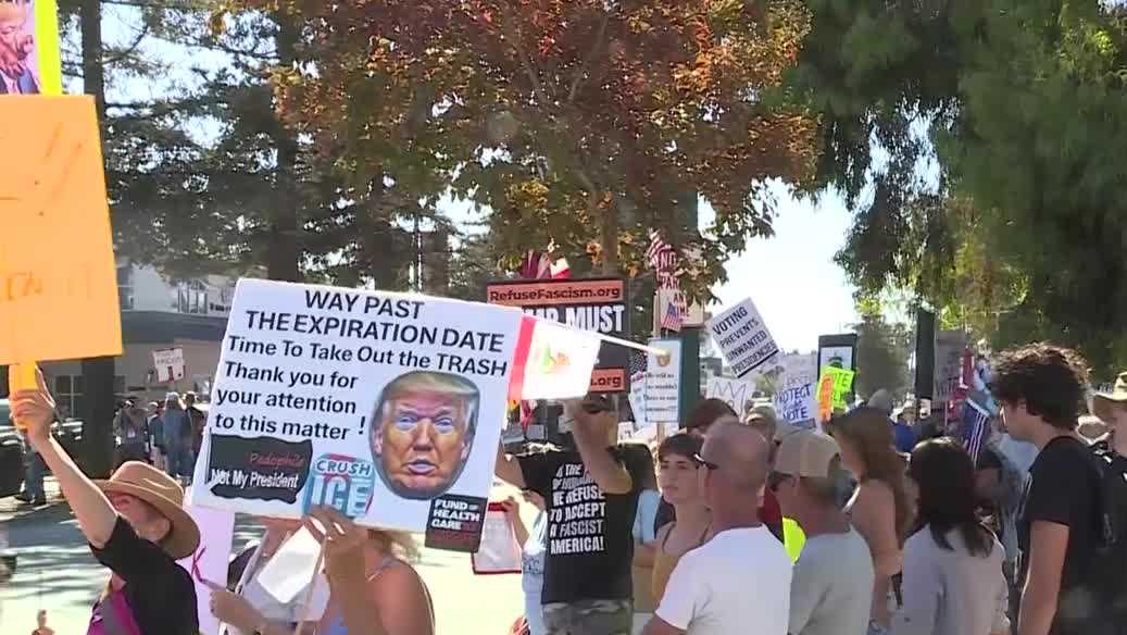 Santa Cruz rally pushes No Kings voting ahead of Election Day - KSBW