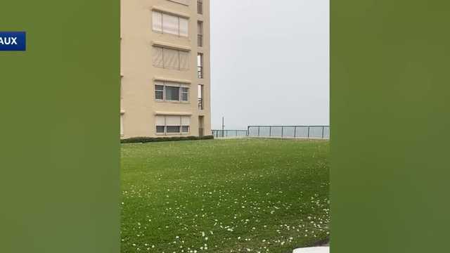 Hailstorm surprises Volusia County residents on Mother's Day