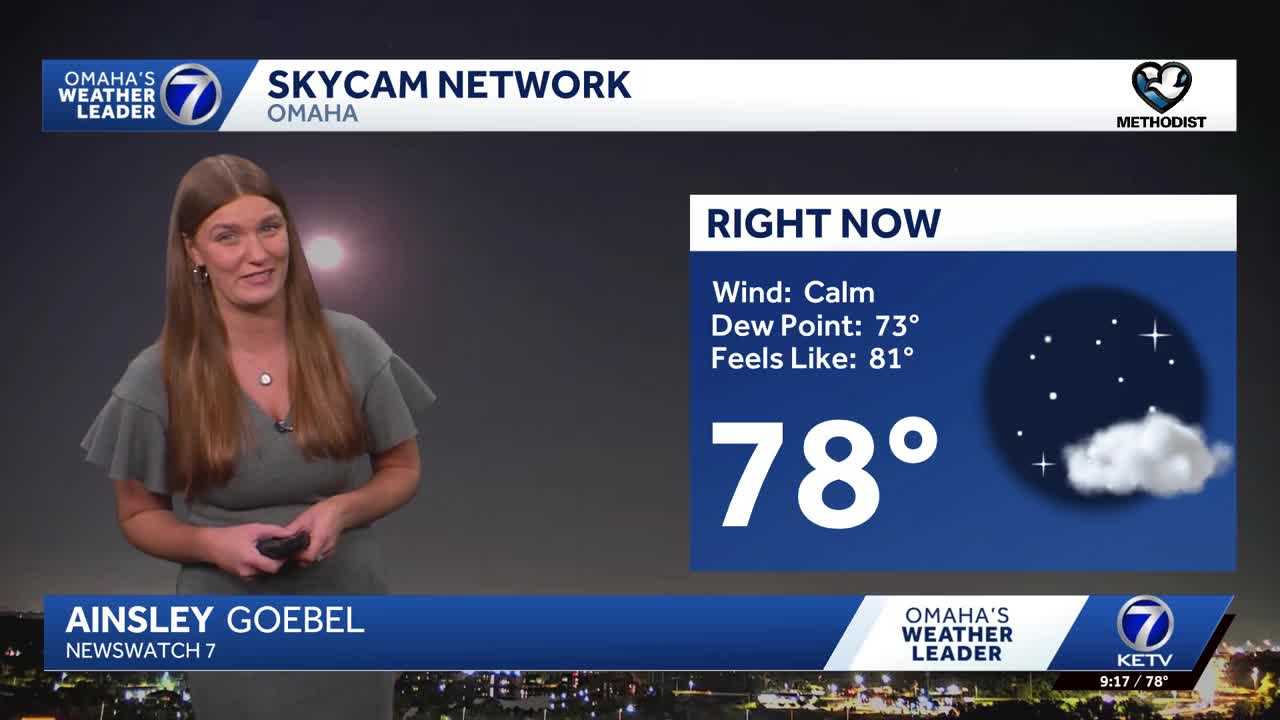 Sunny and warm tomorrow in the Omaha area