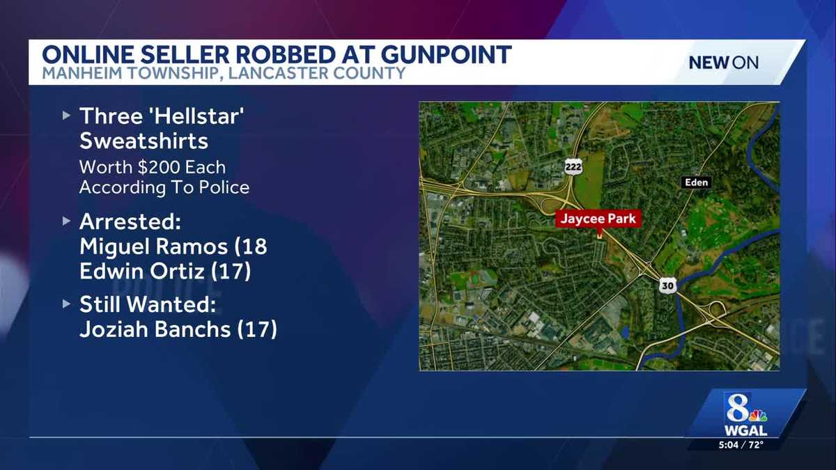 Lancaster County teens accused of armed robbery after arranging sale online