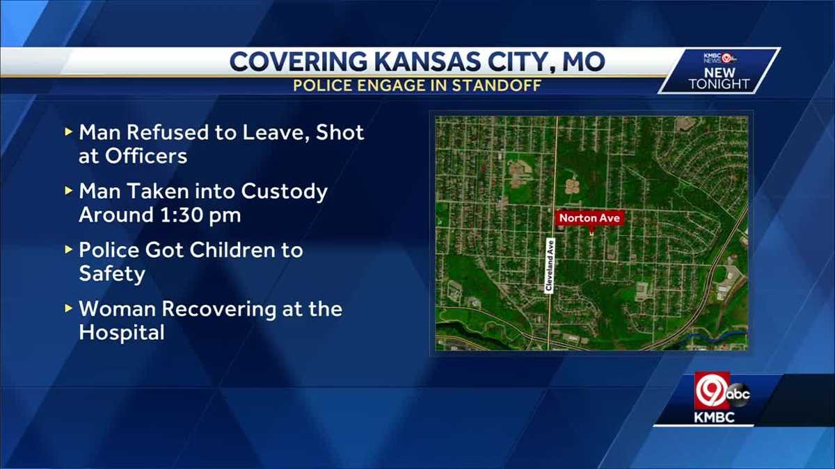 KCPD take shooting suspect into custody after hours-long standoff Saturday