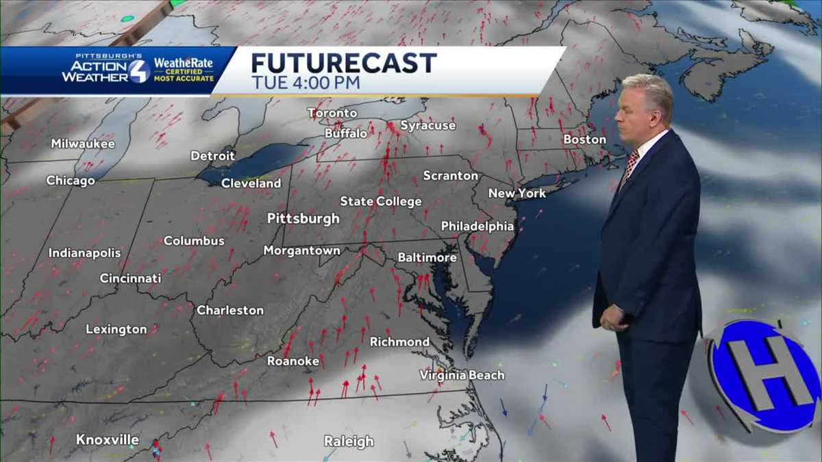 Mostly clear skies and warmer temperatures for Tuesday