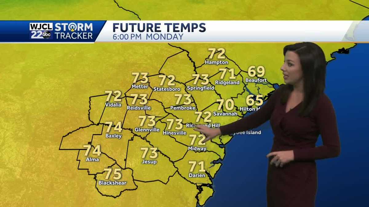 Warm temperatures to start the week, but a big cool down on the way