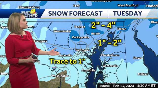 Wintry mix to start Tuesday, rain turning into snow - Vimarsana News