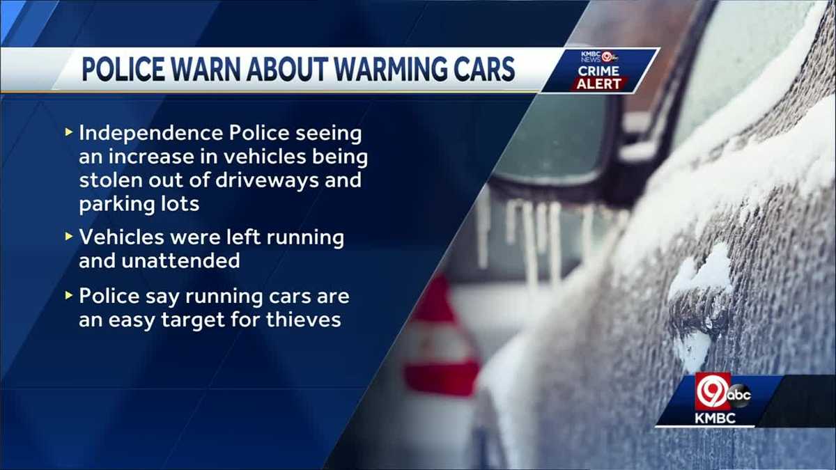 Police starting to see increase in vehicle thefts as temperatures drop