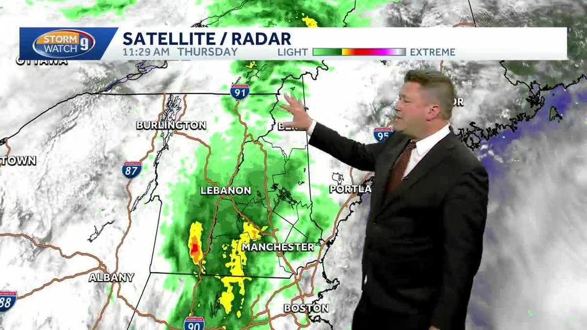 NH forecast video: Downpours possible amid steady rain – WMUR