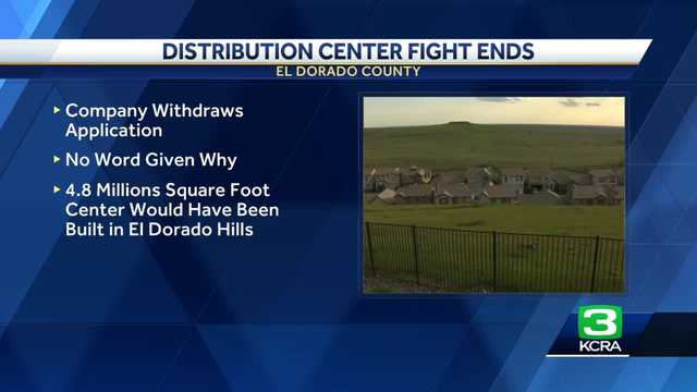 Application withdrawn for distribution center project in El Dorado Hills - Vimarsana News