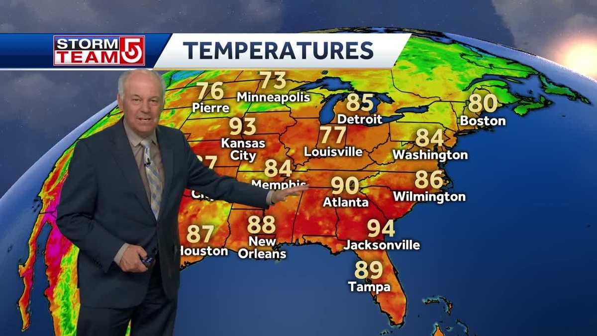 Video: Temperature, humidity will climb throughout 4th of July week