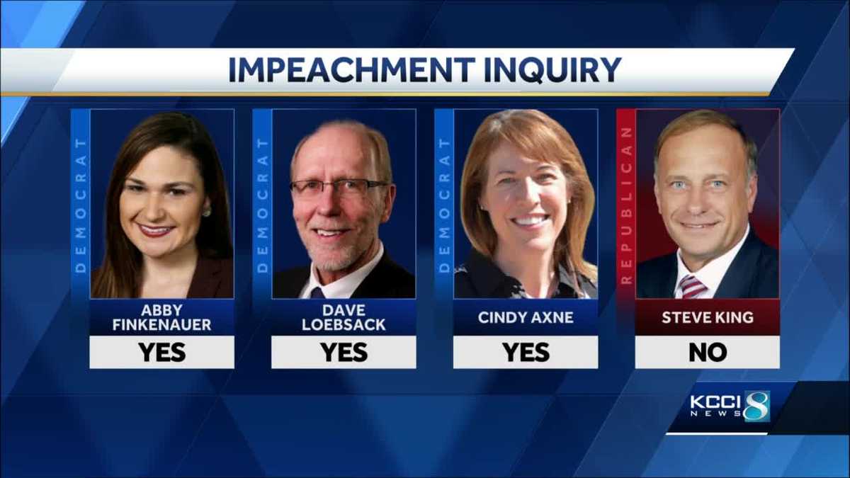 Iowa representatives respond to President Trump's impeachment