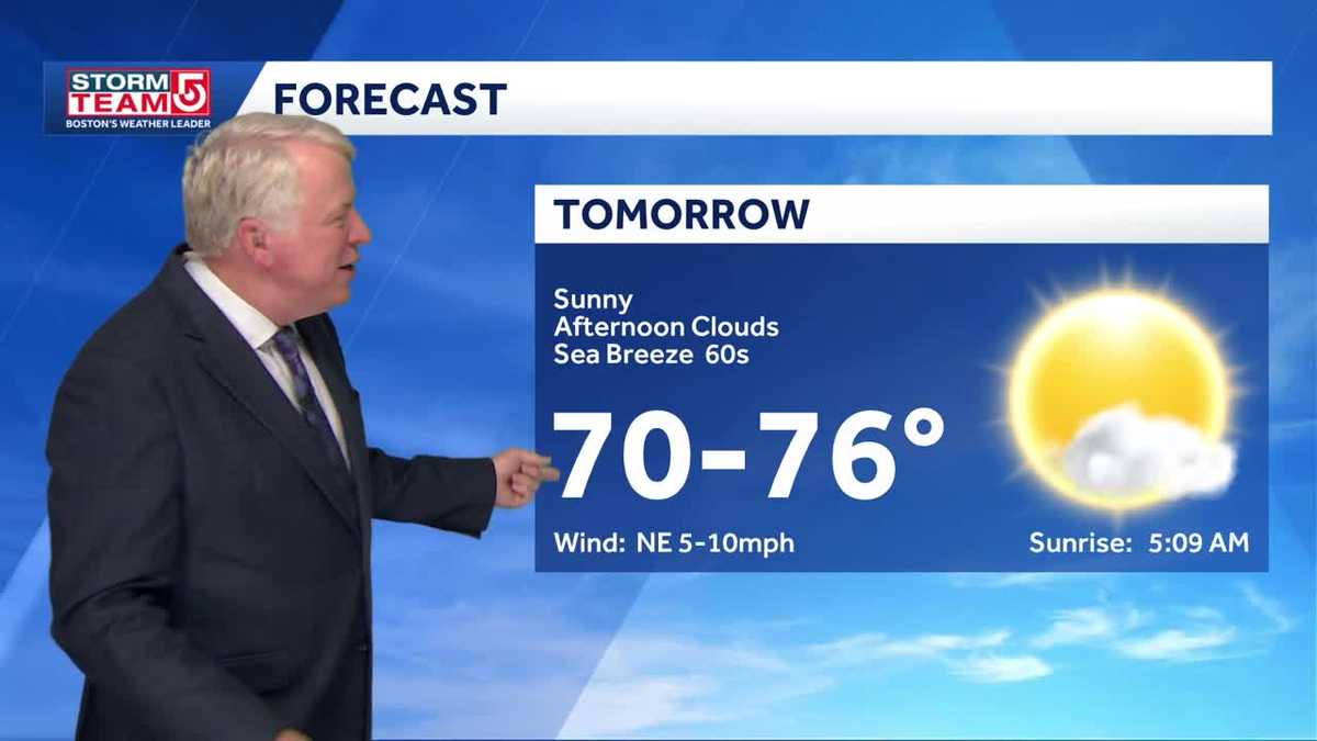 Video: Warm End to Week, Weekend Shower Chance