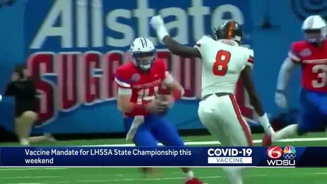 LHSAA COVID vaccine guidance playoff games Louisiana - Vimarsana News