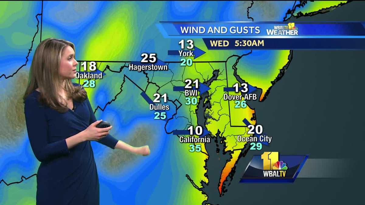 Bitter cold, windy on Wednesday