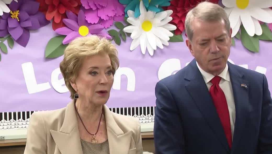 U.S. Education Secretary Linda McMahon visits Nebraska to discuss teacher pay and retention