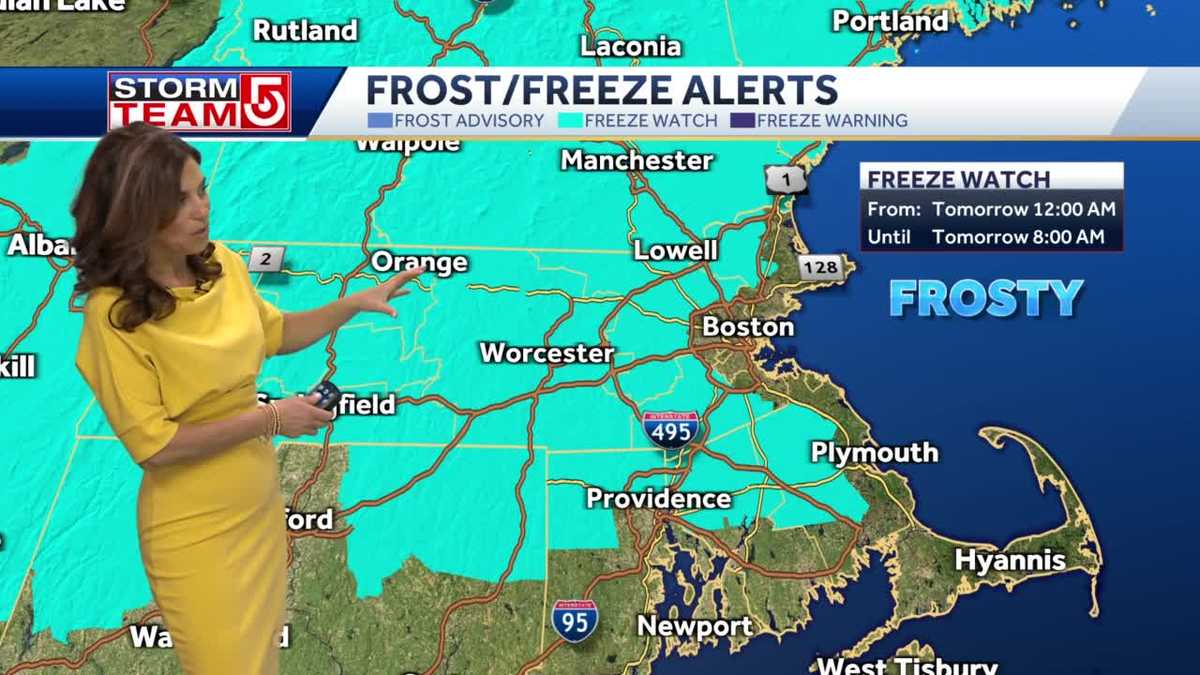 Video: Temperature plunge ahead