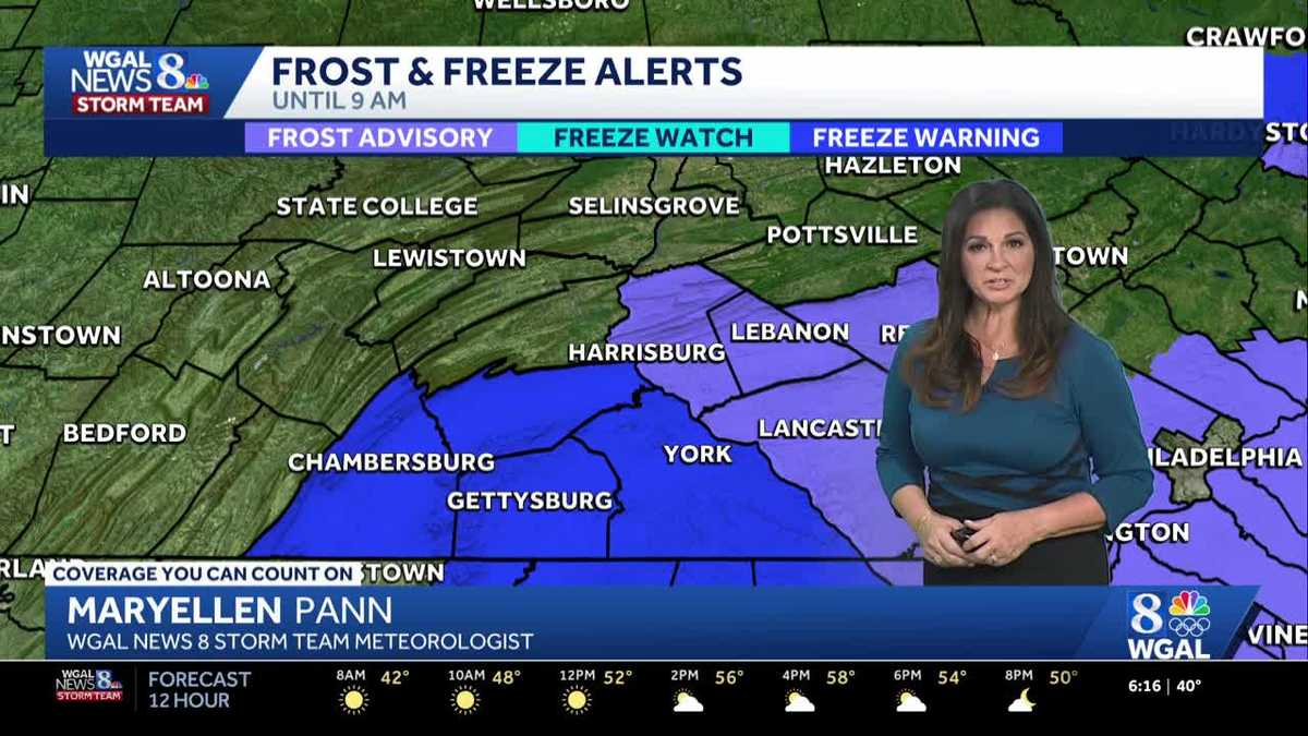 Impact morning for frost/freeze, then sun with building clouds for ...