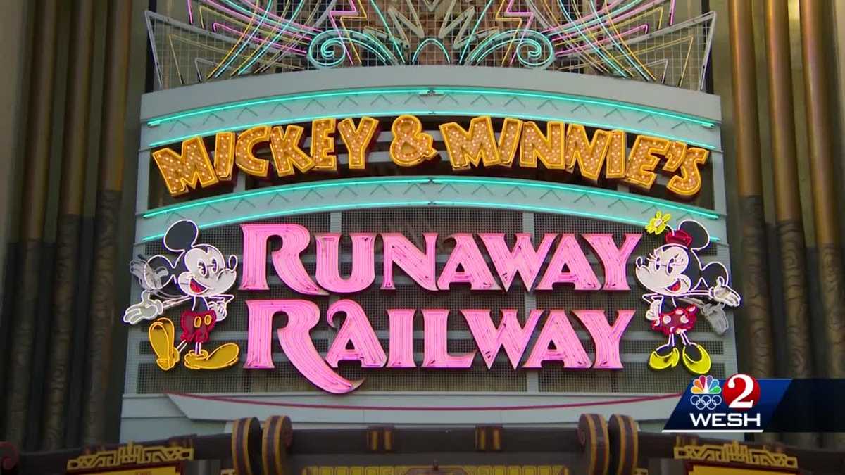 Mickey & Minnieâ€™s Runaway Railway ride opens on Wednesday