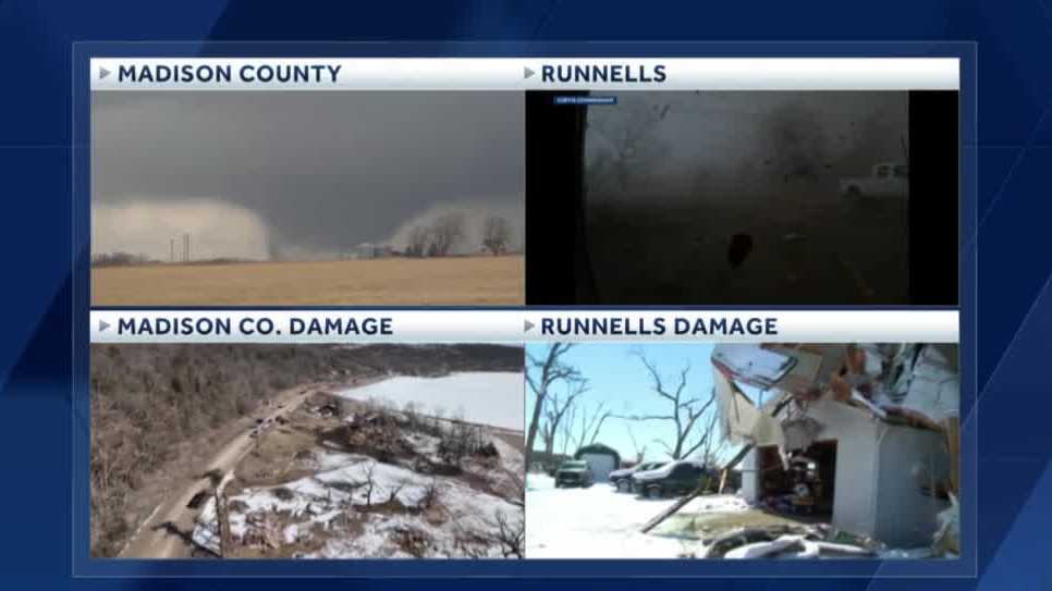 Iowa NWS confirms 4 additional tornadoes from Saturday outbreak