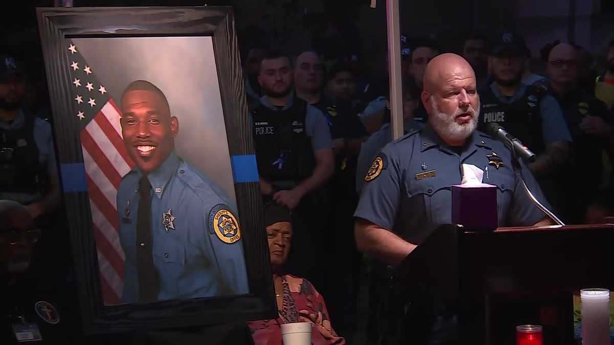 Deputy Elijah Ming: Wyandotte County honors fallen deputy at vigil