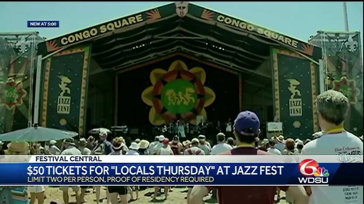 Jazz Fest offers 50 tickets for 'Locals Thursday'