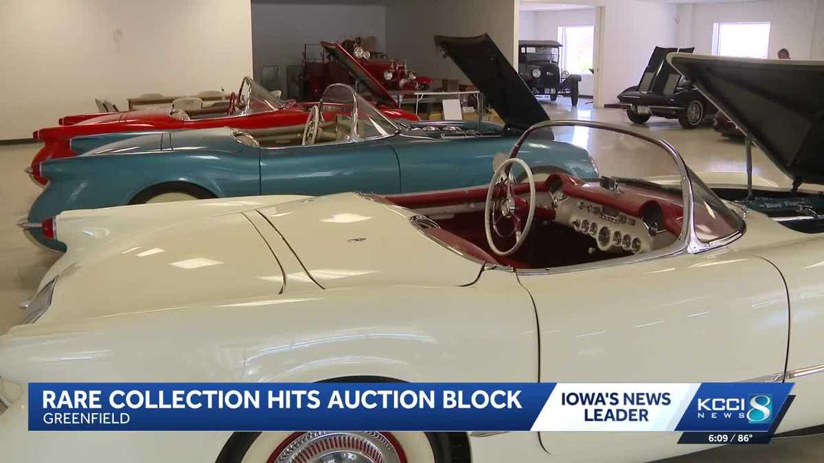 Iowa family’s antique car collection set for auction