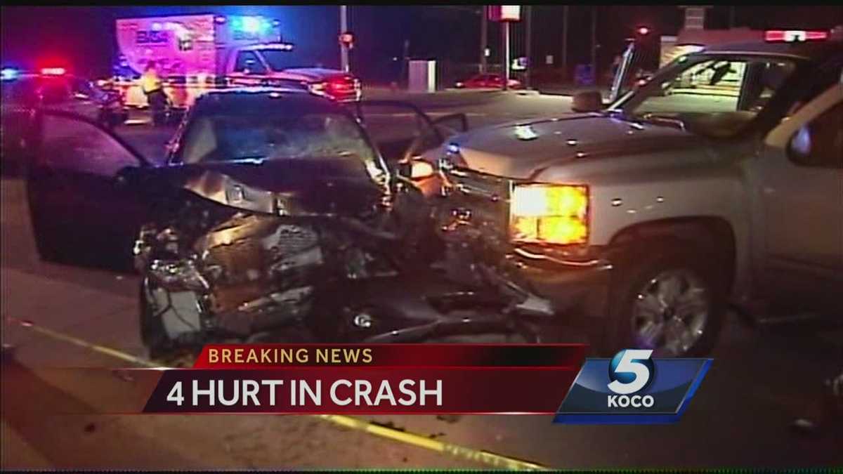 4 seriously injured in Bethany crash