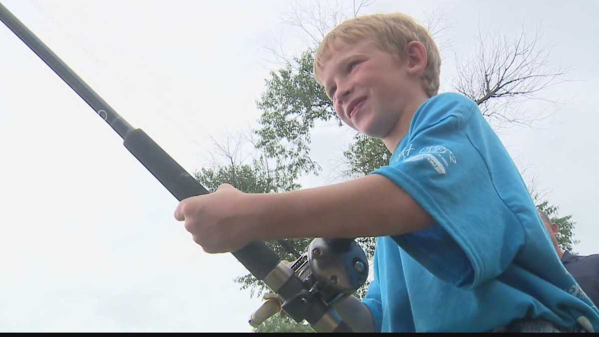 6 year-old catches prize winning fish