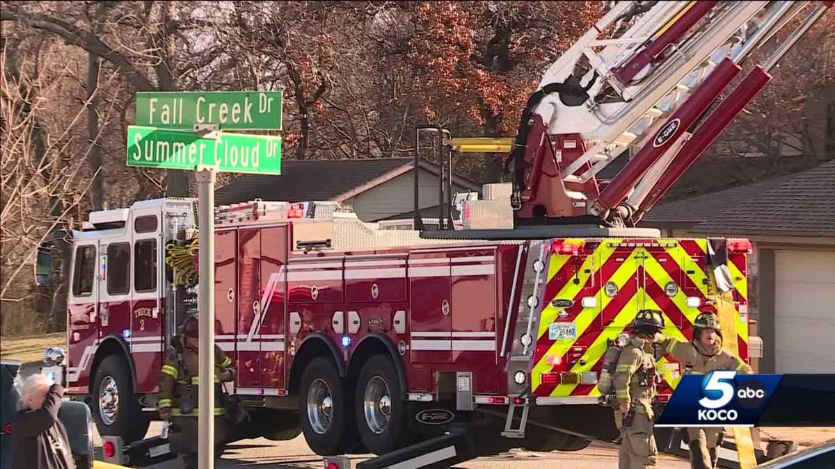 Woman injured after house fire in Edmond, officials say