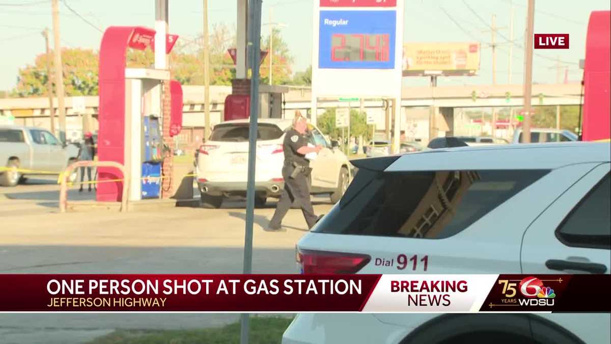 Jefferson Parish Sheriff's Office investigating shooting at gas station