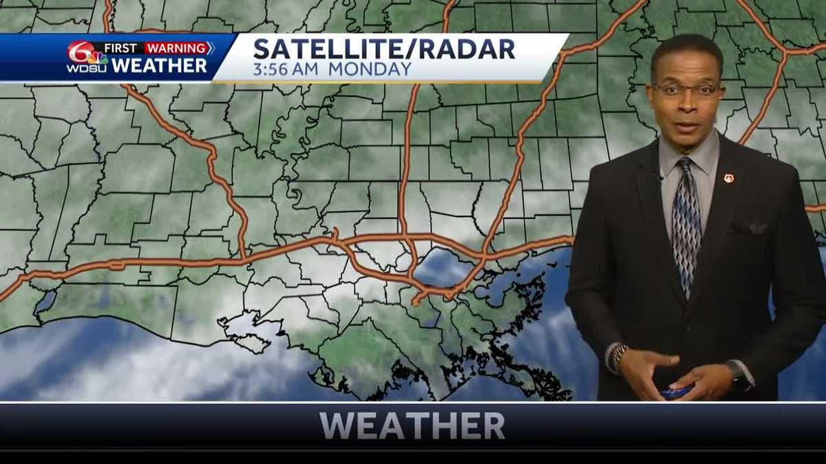 A mostly sunny Monday