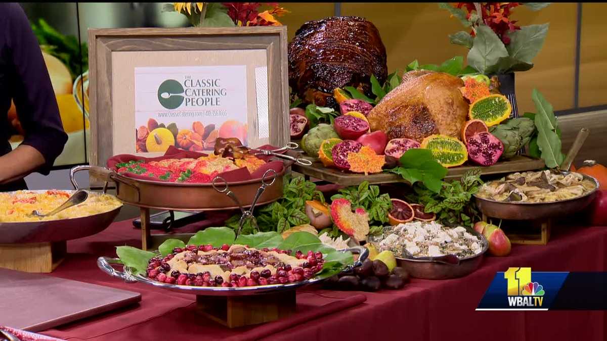 Classic Catering People shows off Thanksgiving spread