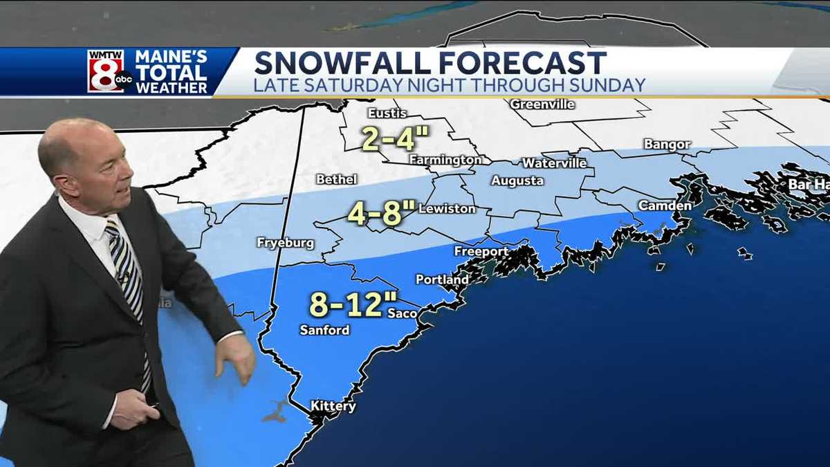 This weekend brings the first of three storms to Maine