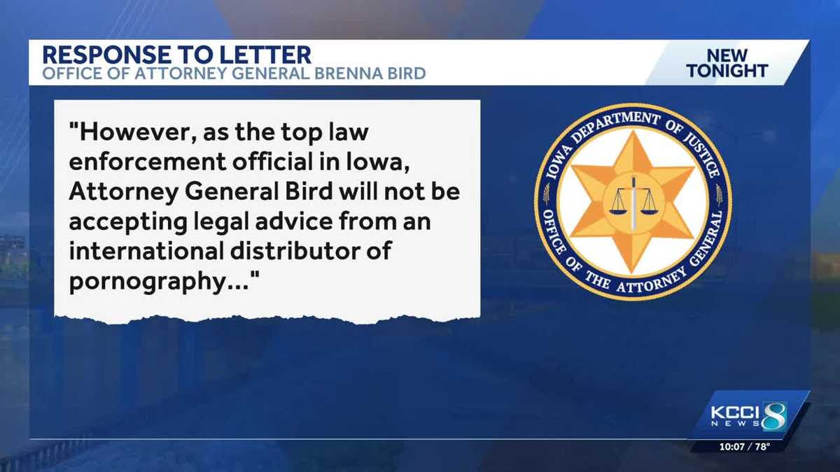 Iowa attorney general responds to Pornhub's criticism of age verification law
