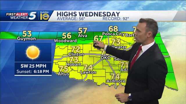 Oklahoma could see severe storms early Wednesday morning - Vimarsana News
