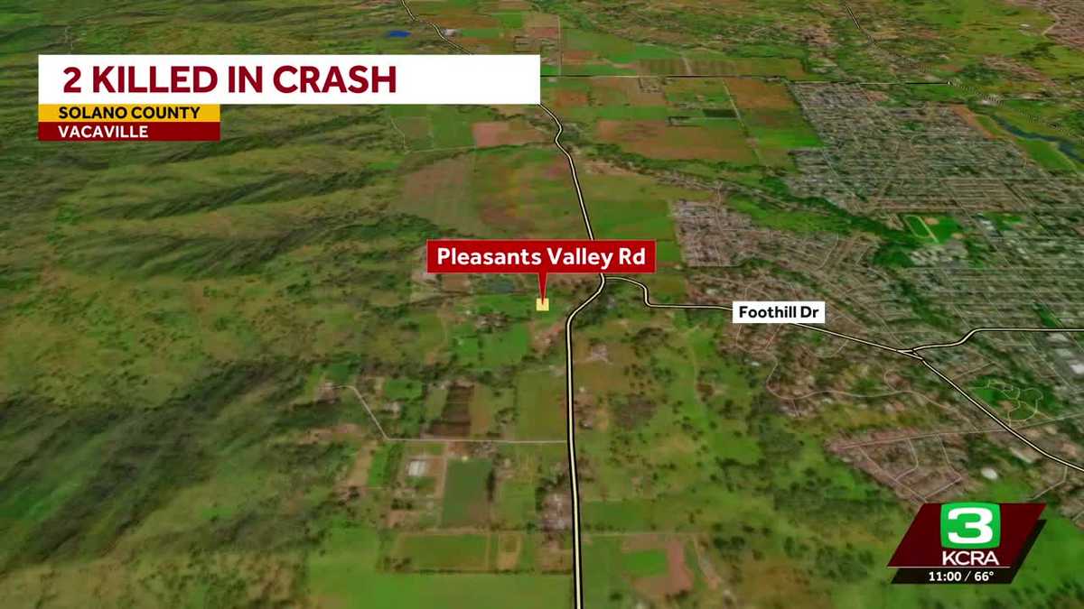 Two dead after crashing into a tree in Solano County - KCRA