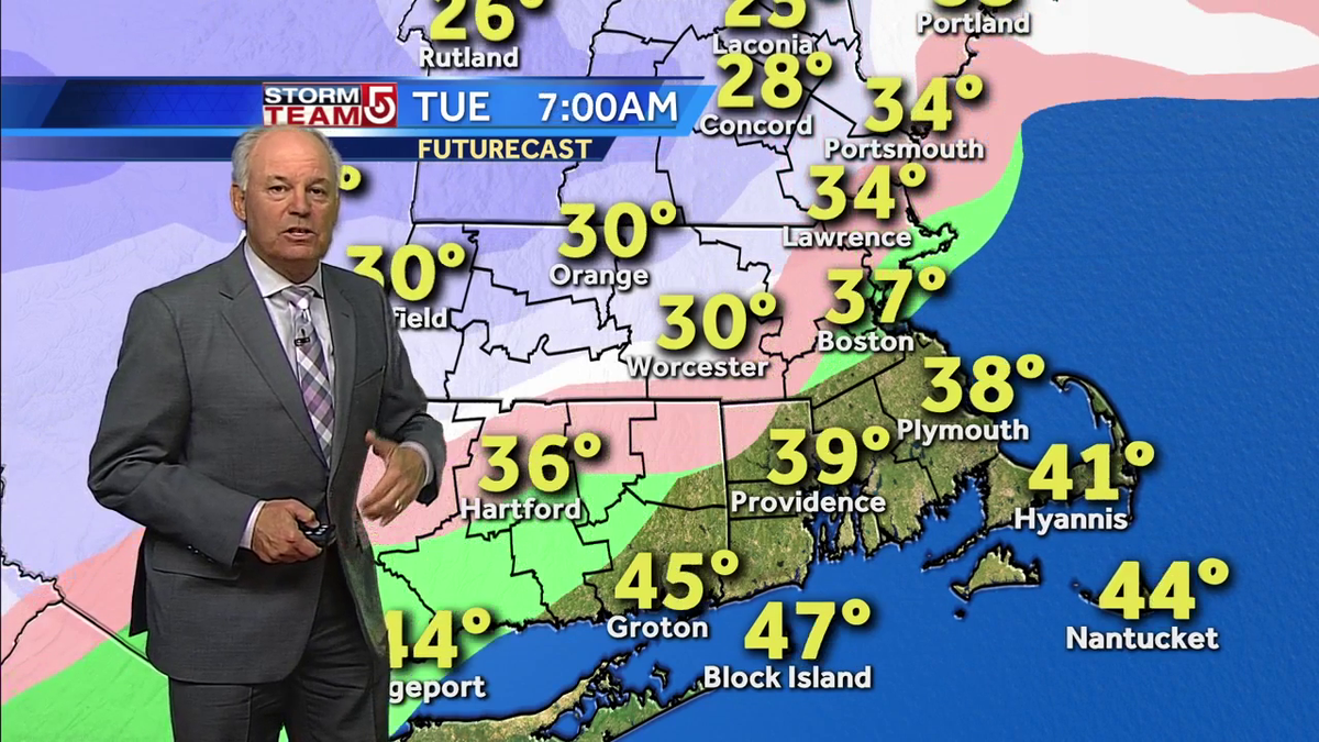 Video: Messy wintry mix for morning commute