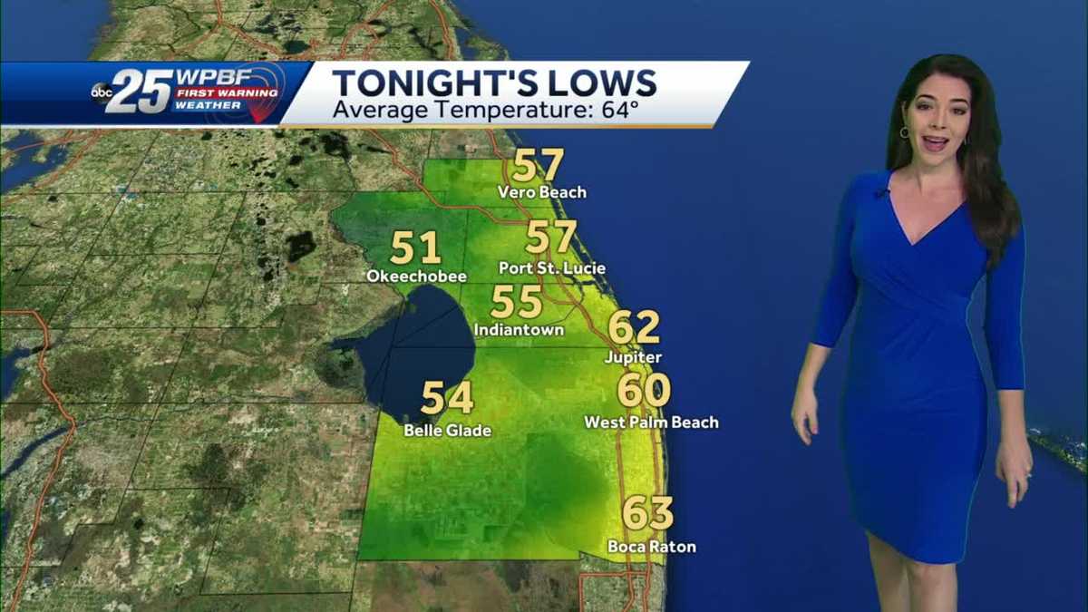 Cooler and breezy weekend - WPBF