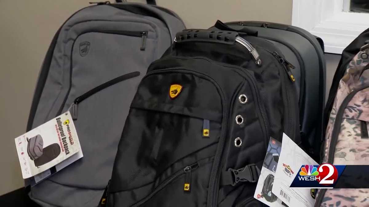 Bulletproof backpacks put to the test