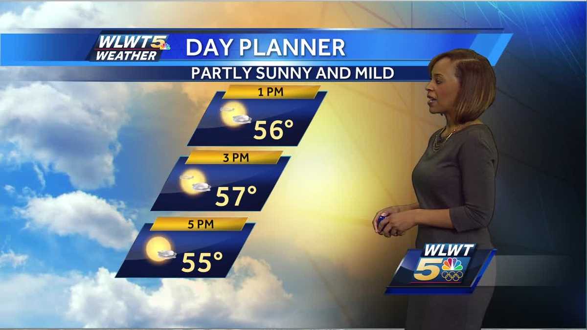 Partly sunny and mild today