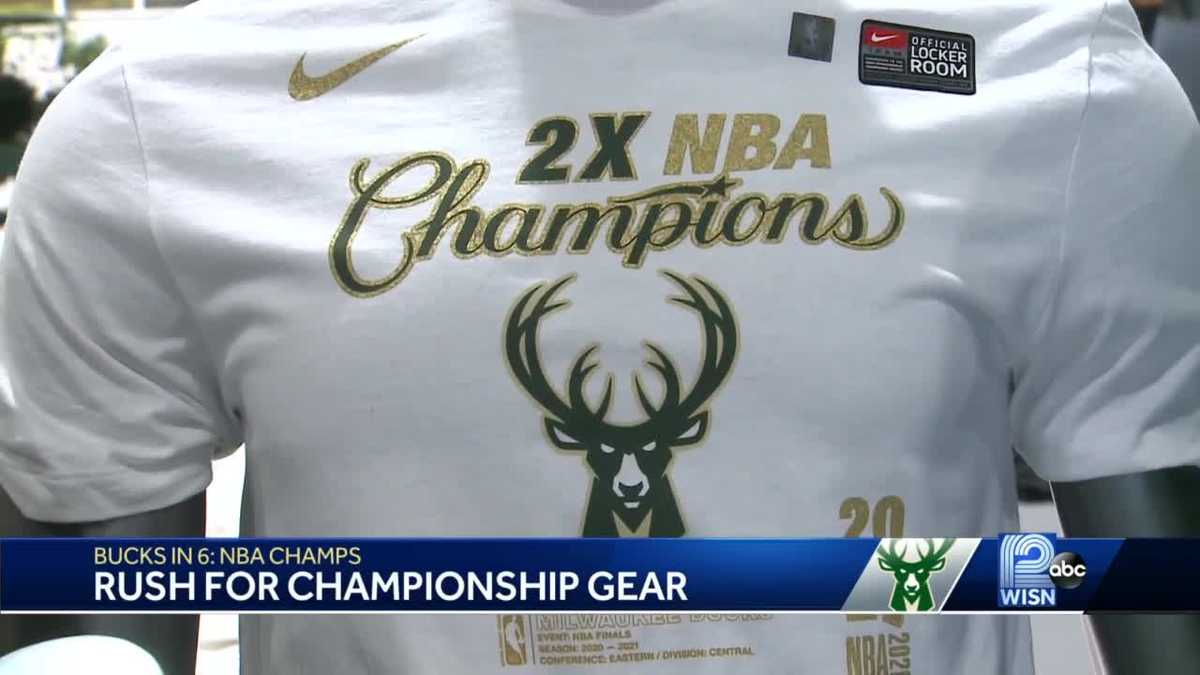 Bucks fans rush to pro shop for playoff merchandise