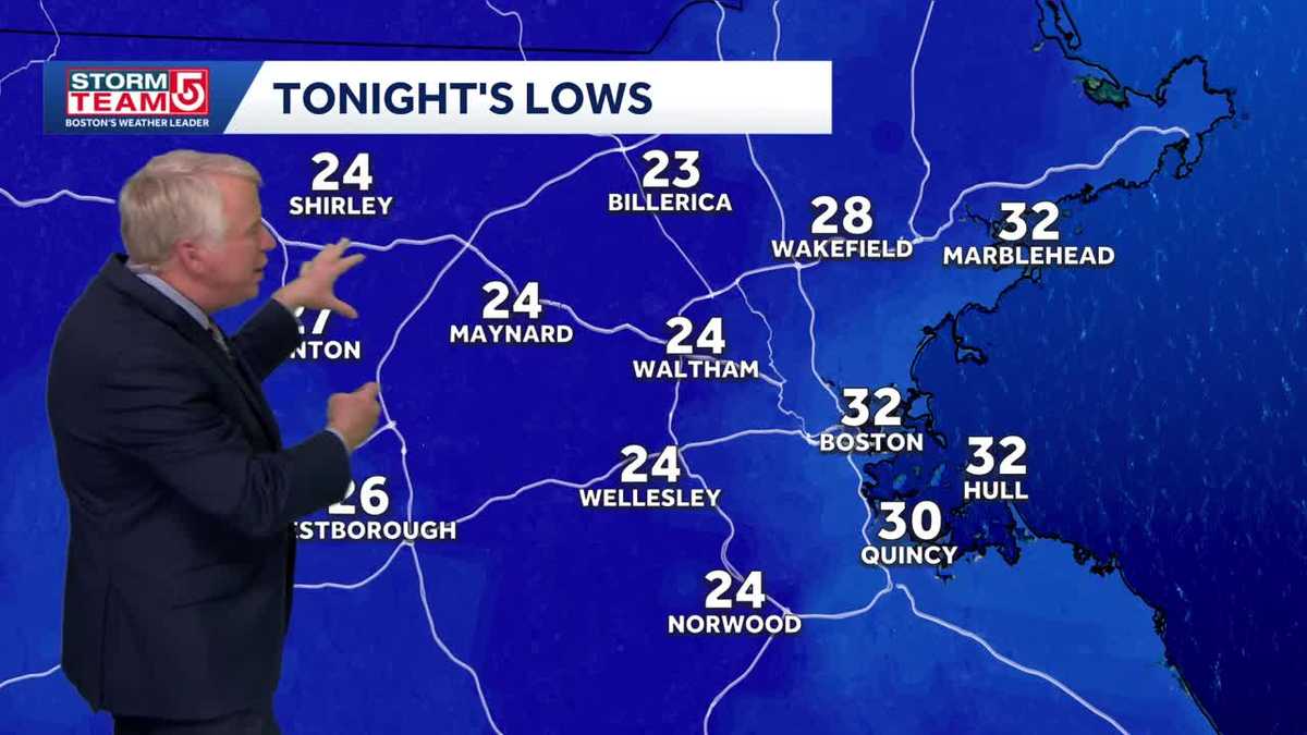 Video: Cold night ahead with patchy fog